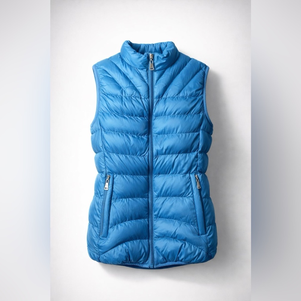 JP brand - Bright Blue Quilted Puffer Vest L